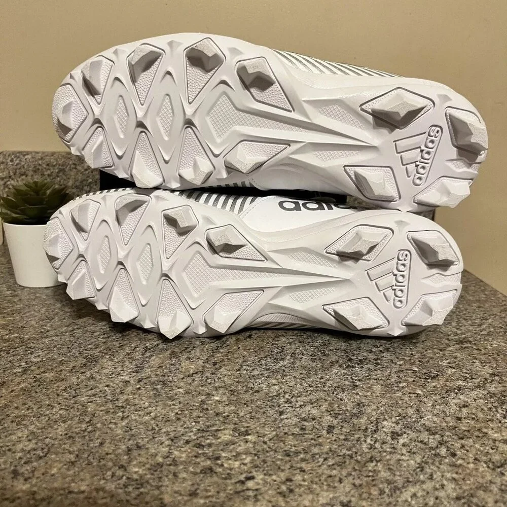 Adidas Freak MD 20 Size 12‎ Football Cleats White Silver FW3576